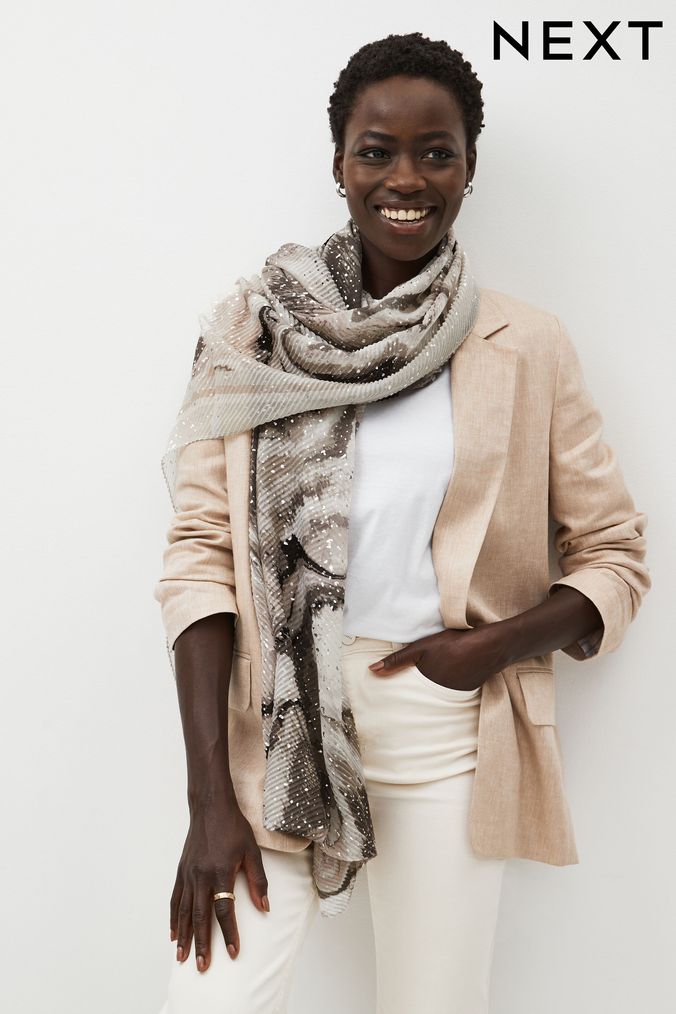 Black outlet scarf womens