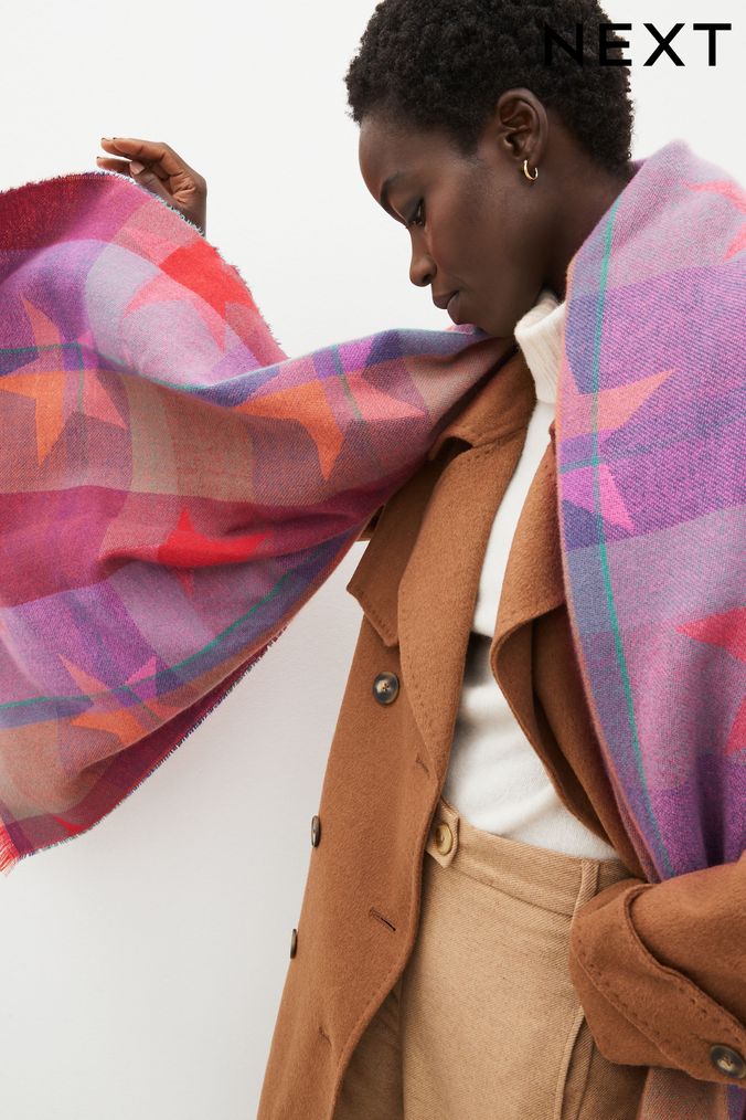 Buy Women s Colour Block Scarves Online Next UK