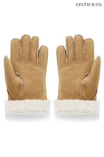 Celtic & Co. Natural Sheepskin Gloves (A86831) | £78