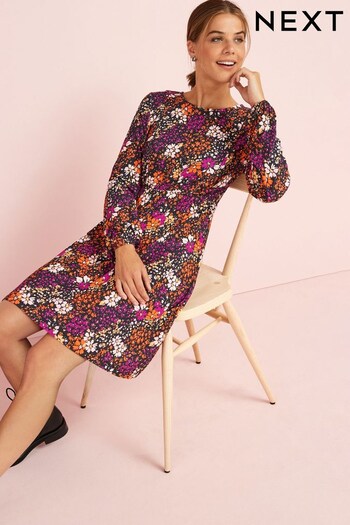 Floral Print Maternity/Nursing Dress With Concealed Zip (A86833) | £32