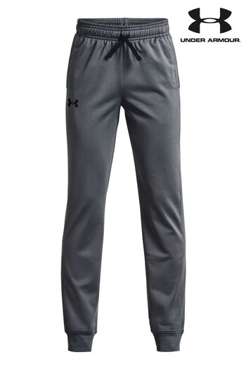 Under Hoge Armour Grey Youth Brawler 2.0 Tapered Joggers (A86954) | £24