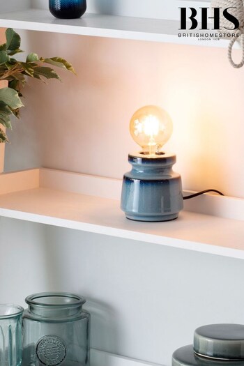 BHS Blue Neven Table Lamp (A87100) | £30