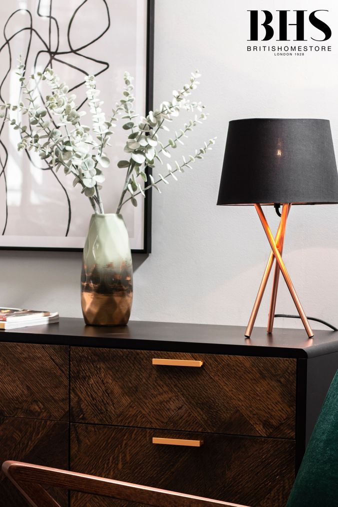 Buy Copper Table Lamp Homeware Bedroom Online Next UK
