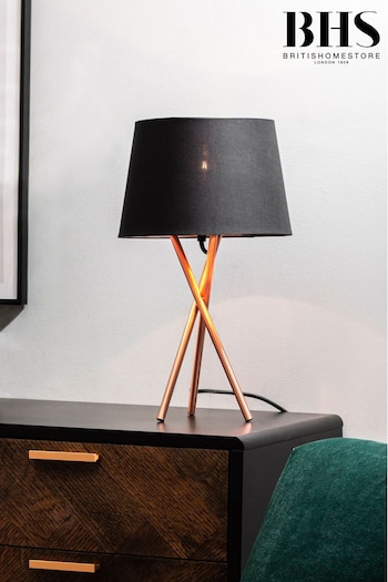 BHS Copper Drey Table Lamp (A87104) | £35