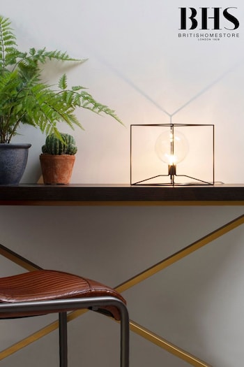 BHS Black Bodhi Table Lamp (A87108) | £25