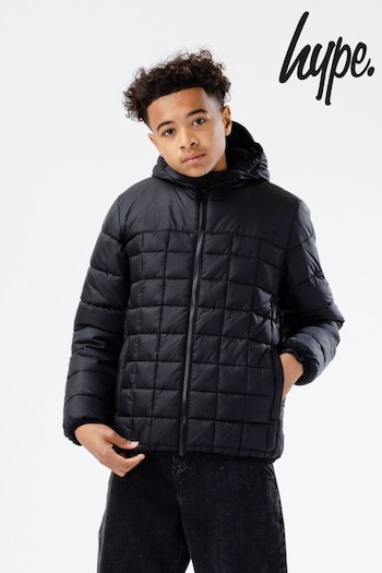 Hype. Kids Black Baffled Casual Jacket (A87485) | £55