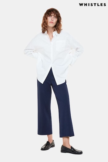 Whistles Camilla Wide Leg Trousers blue (A87739) | £79
