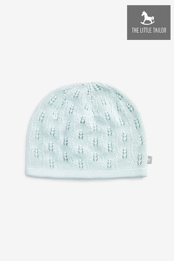 The Little Tailor Cotton Pointelle Knitted Baby Hat (A87848) | £12