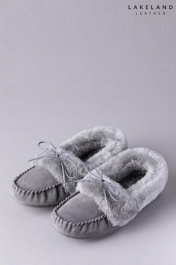 Lakeland Leather Ladies Sheepskin Moccasin Slippers (A87865) | £70