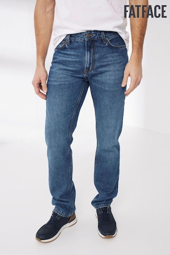FatFace Blue Straight Stone Wash Jeans (A88105) | £59