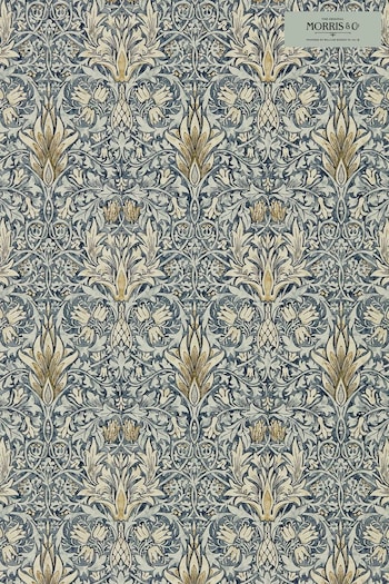 Morris & Co. Blue Snakeshead Wallpaper Wallpaper (A88194) | £116