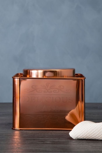 Maison by Premier Copper Chai Square Cake Canister (A88477) | £32