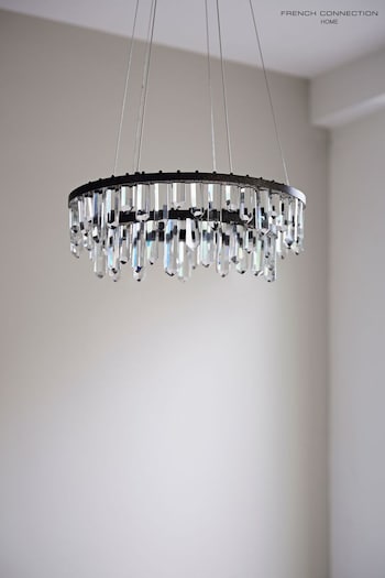 French Connection Clear Crystal Sphere Ceiling Light (A88632) | £660