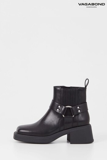 Vagabond Dorah Harness Black Boots (A88971) | £165