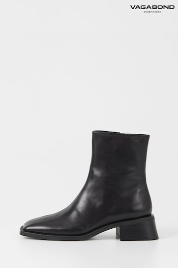 Vagabond Shoemakers Blanca Plain Ankle Black Boots (A89084) | £140