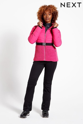 Pink Dare 2b x Atelier-lumieresShops Hit The Slopes Premium Belted Ski Jacket (A89132) | £155
