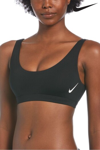 Nike Black Sneakerkini Scoop Neck Bikini Top (A89269) | £36
