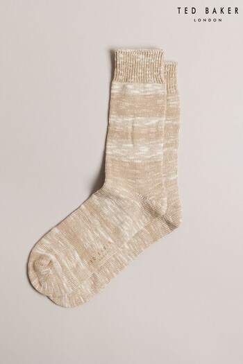 Ted Baker Natural Foggie Twisted Yarn Hiking Socks (A90075) | £12