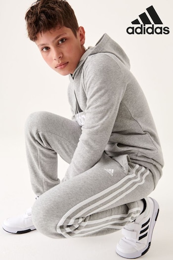 adidas Navy Sportswear Essentials 3-Stripes Fleece Joggers (A90218) | £25