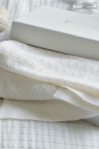 The White Company White Cashmere Christening Blanket (A90462) | £140