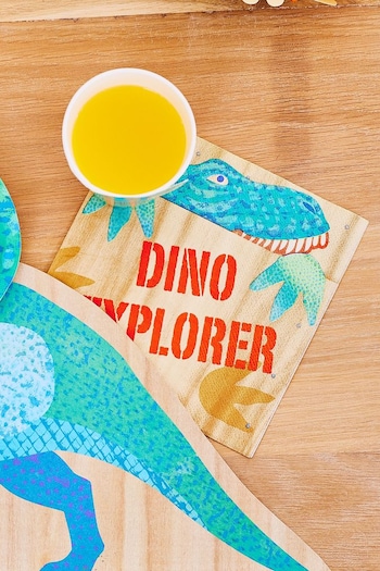 Party Pieces Natural Pack of 32 Dino Explorer Party Napkins (A90549) | £10