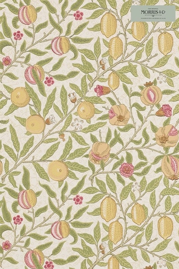 Morris & Co. Green Fruit Wallpaper Wallpaper (A90580) | £127