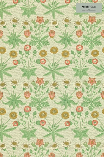 Morris & Co. Green Daisy Wallpaper Wallpaper (A90717) | £116
