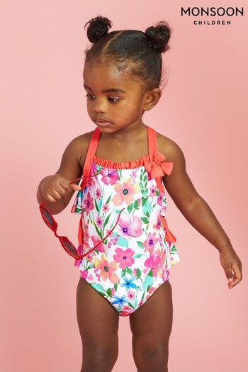 Monsoon Baby Natural Botanical Printed Swimsuit (A90824) | £18 - £20