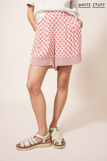 White Stuff Red Matilda Crinkle Shorts (A90842) | £40
