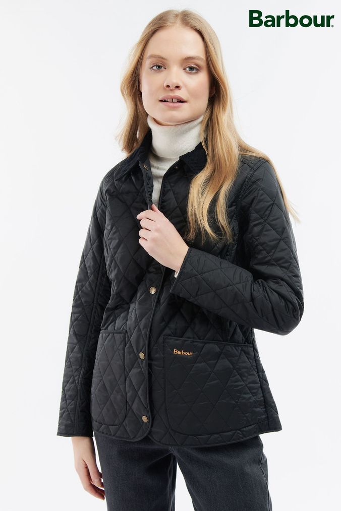 Barbour quilted clearance jacket womens Blue
