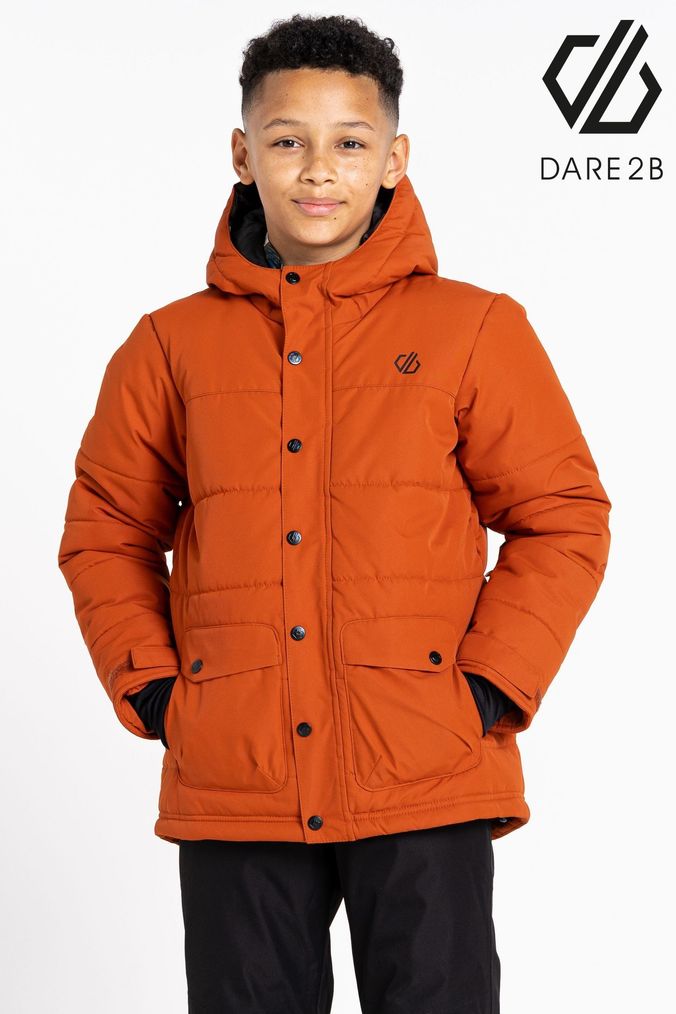 Boys orange ski outlet jacket
