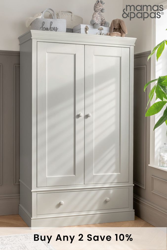 Grey Baby Wardrobes Grey Baby Cupboard Next