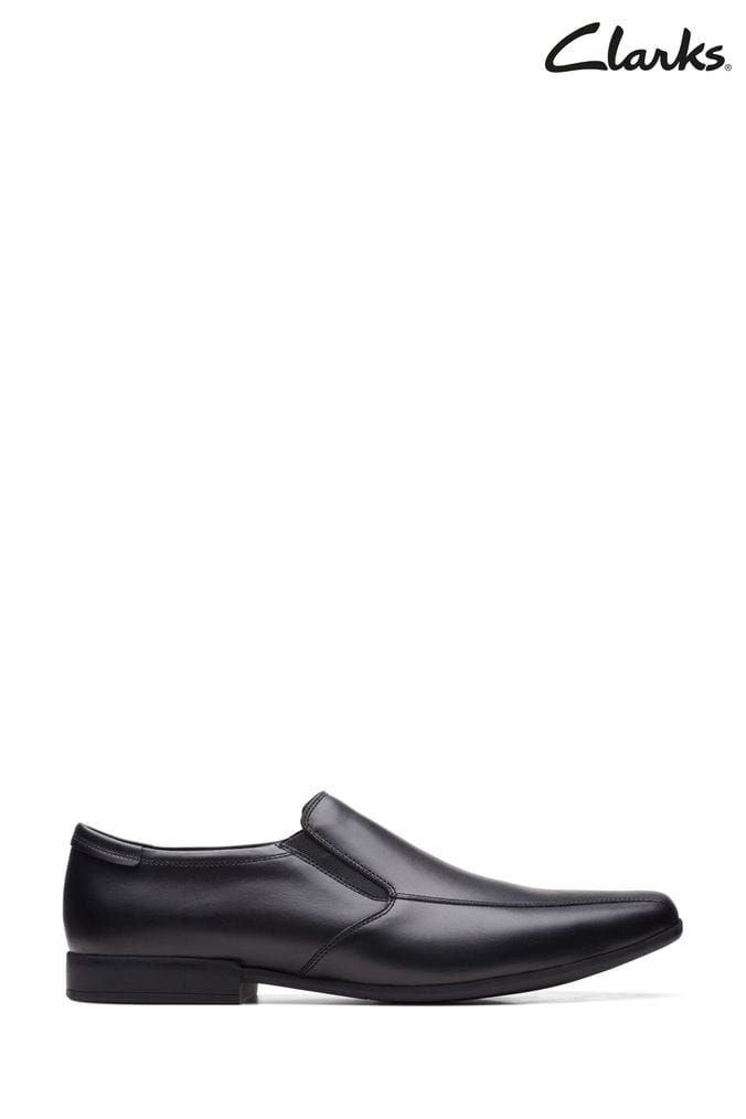 Clarks black hotsell loafers mens