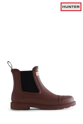 Hunter Red Commando Chelsea Wellies (A91657) | £130