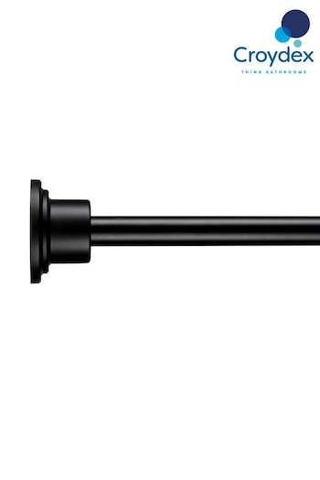 Croydex Black Stick 'n' Lock™ Premium 23M Shower Rod (A92448) | £54