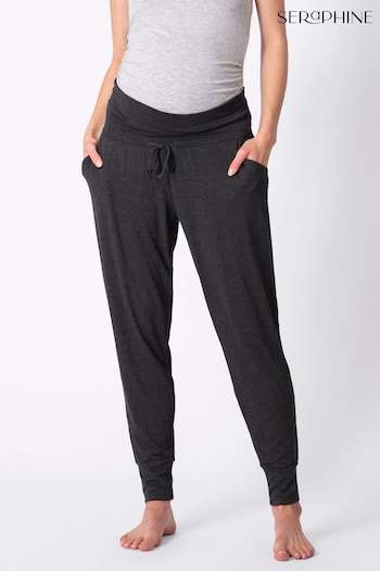 Seraphine Black Maternity Lounge Joggers 2 Pack (A93800) | £55