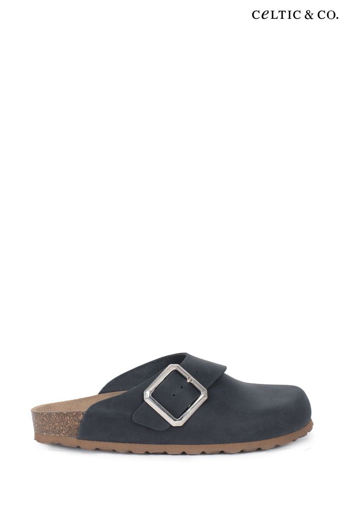 Navy blue deals flat mules