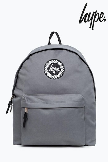 Hype. Grey Badge Backpack (A94109) | £25
