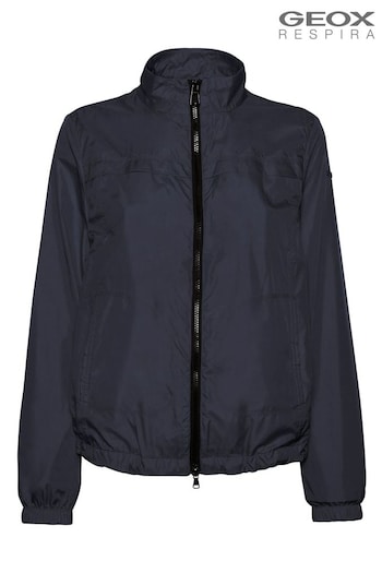 Geox Blomiee Short Womens Blue Jacket (A94250) | £129