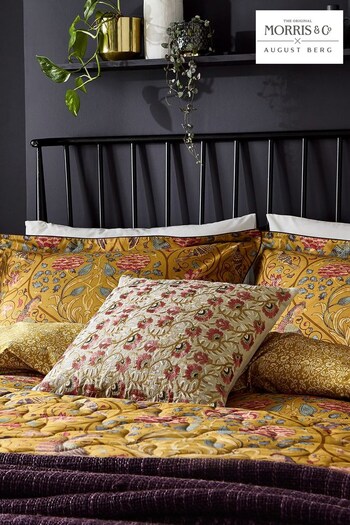 Morris & Co. Saffron Yellow Seasons By May 220 Thread Count Oxford Pillowcase (A94263) | £20