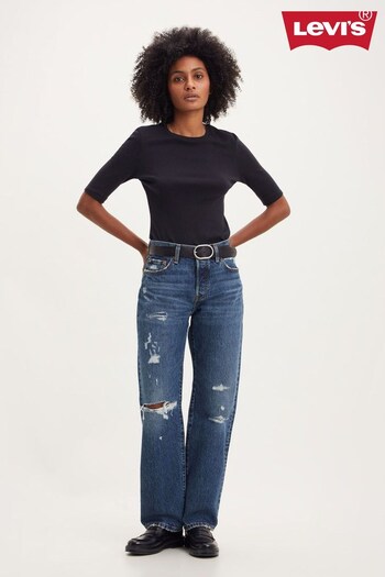 Levi's® Indigo Destructed 501® '90s Straight Fit Icon Jeans (A94378) | £100