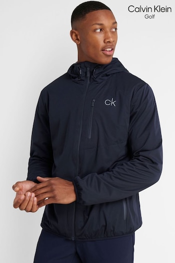 Calvin Klein Golf Blue Ultron Hooded Jacket (A94688) | £80