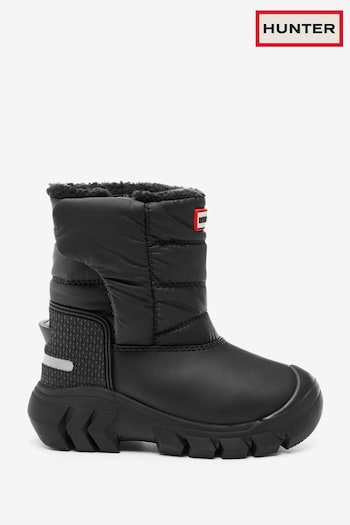 Hunter Kids Black Intrepid Snow Boots (A94959) | £70