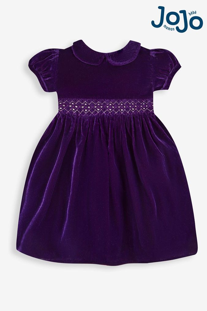 Buy Newborn Boys Newborn Girls Purple Velvet Online Next UK
