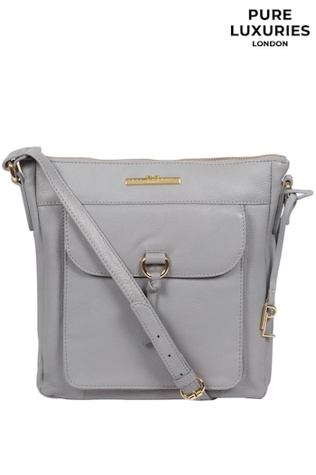 Pure Luxuries London Holbroke Leather Shoulder Bag (A95295) | £49