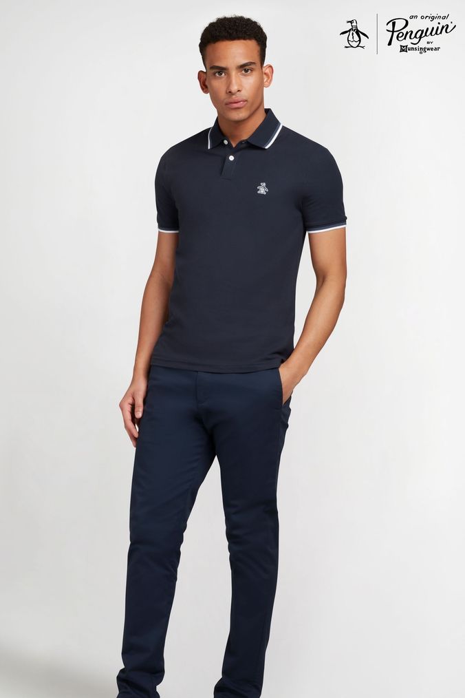 Buy Men s Original Penguin Polo Shirts Tops Online Next UK
