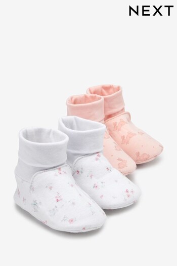 Pink and White 2 Pack White Touch and Feel (0-18mths) (A95565) | £10