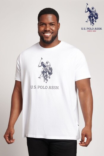 U.S. Polo Assn White Rider T-Shirt (A95914) | £25