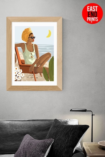 East End Prints Brown Moon Child Print by 83 Oranges (A96030) | £42 - £110