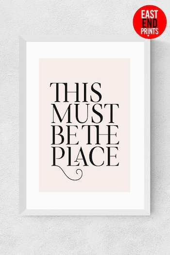 East End Prints Pink Must Be The Place Print by Flower Love Child (A96072) | £42 - £110